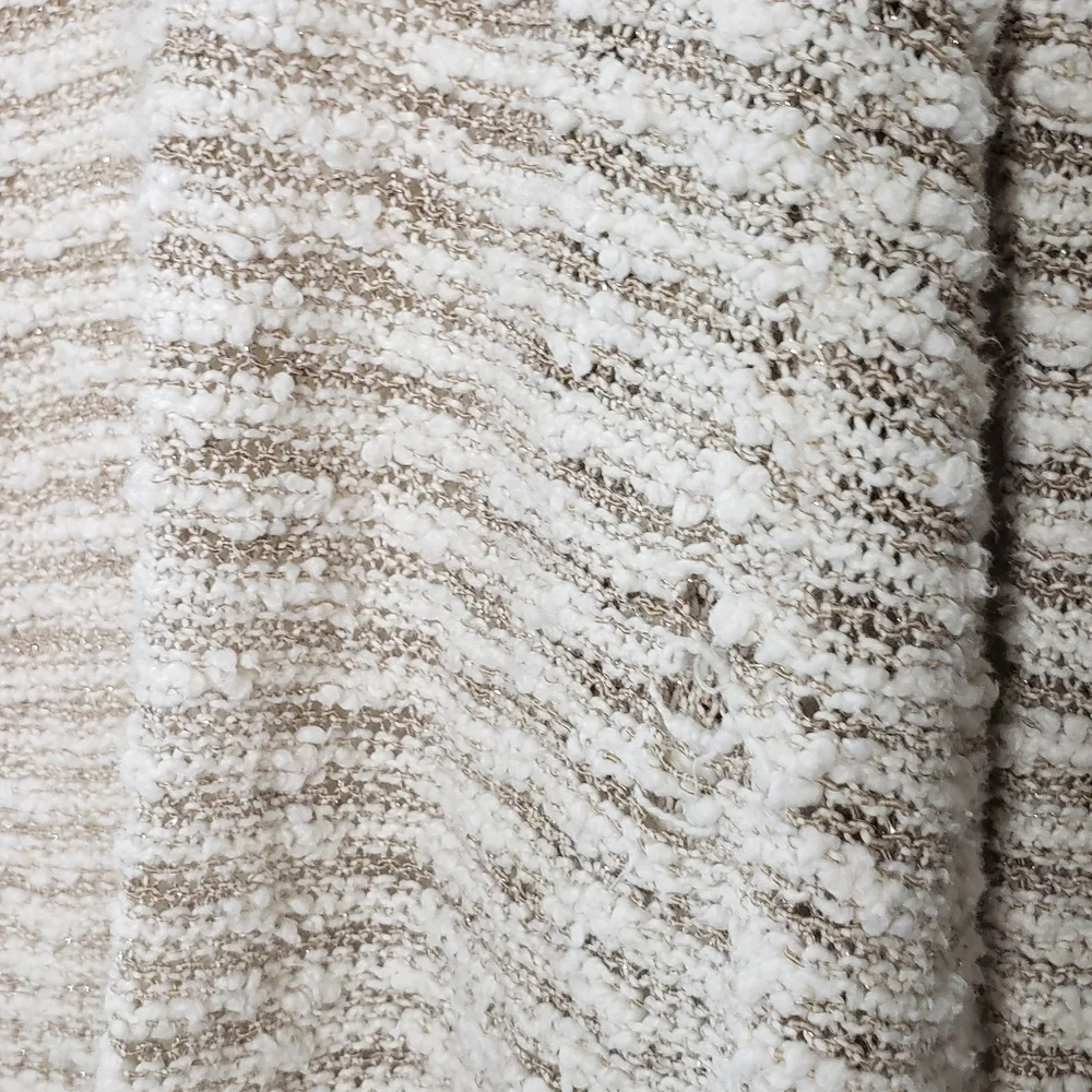 Anthropologie Moth Sparkle Knit Hooded Cardigan Size Medium